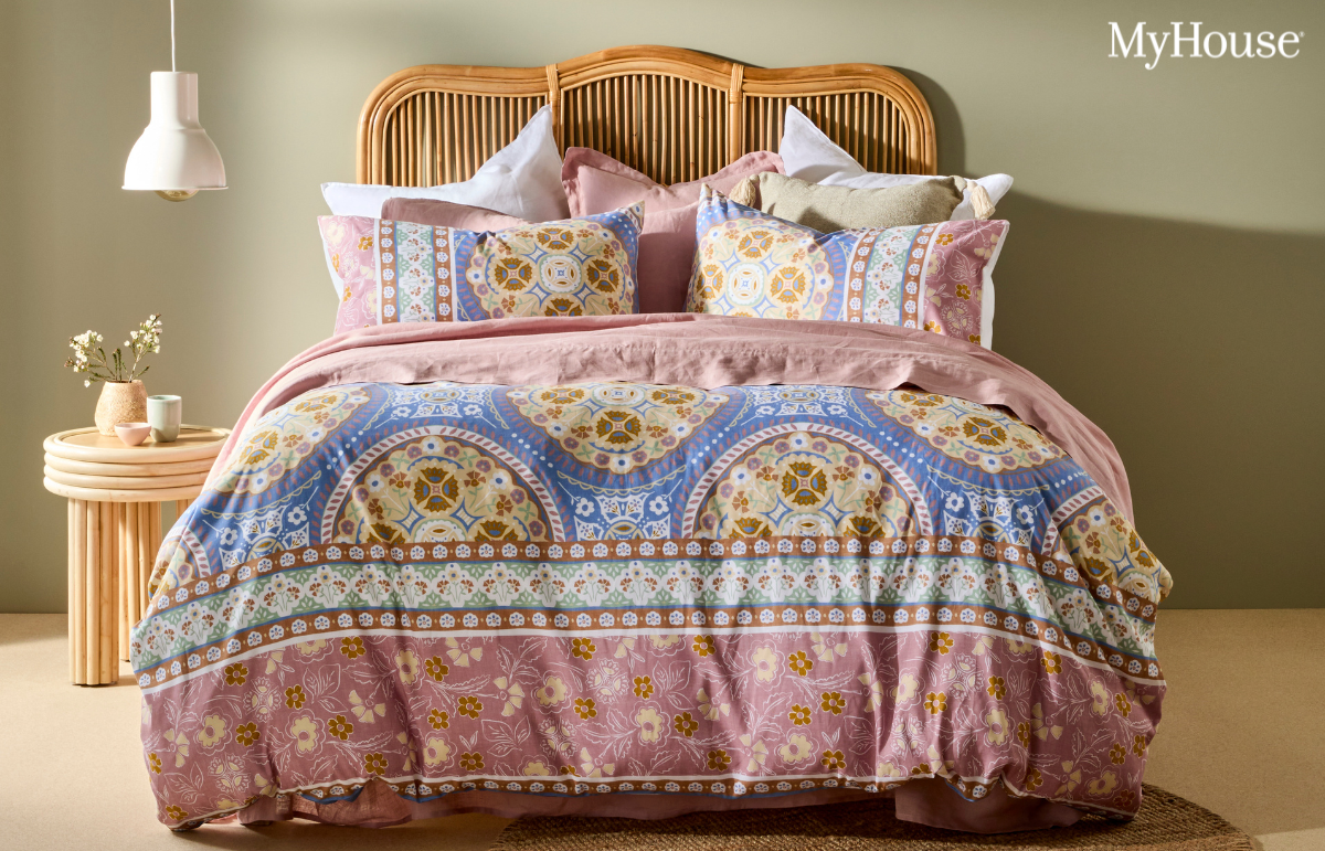 Adorn Living® QUEEN Quilt Cover Sets in the MYHOUSE JUNE CLEARANCE SALE! 