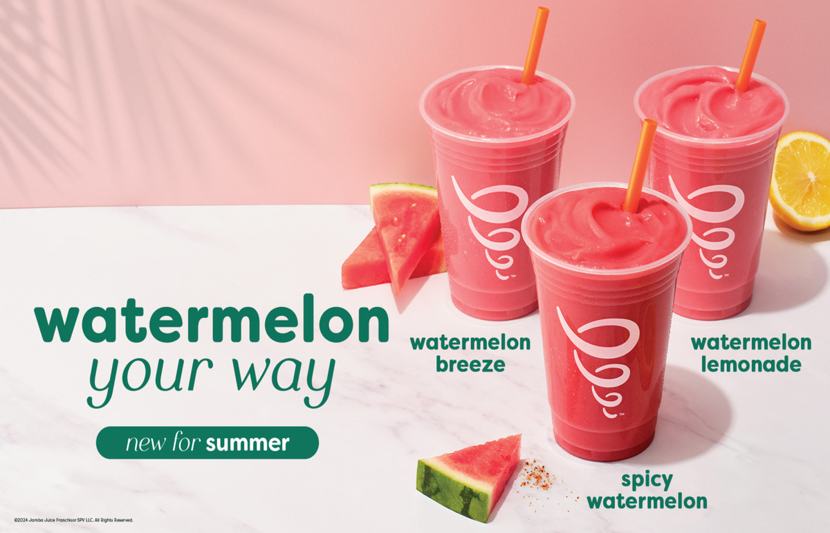 Refresh with Jamba’s New Watermelon Smoothies